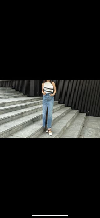 Юбка зара джинсовая