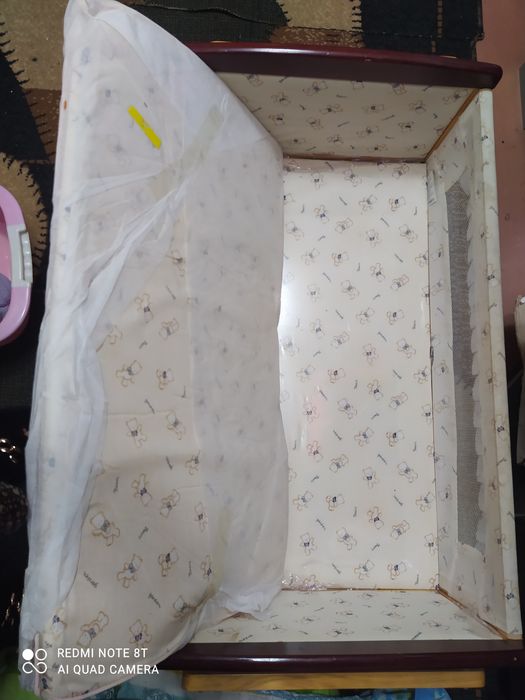 Детский манеж с колыбелькой