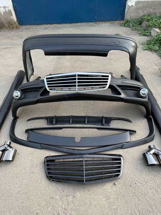 Бампер мерседес W211 пороги мерседес W211