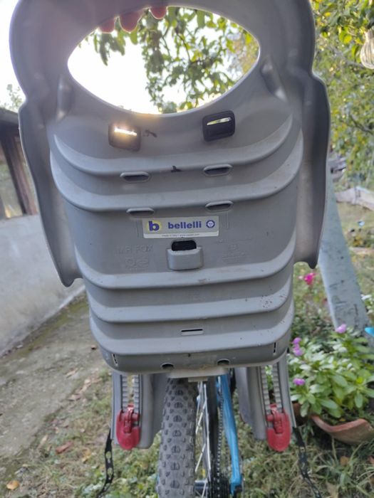 Столче за колело + детска  каска XS 44-50см