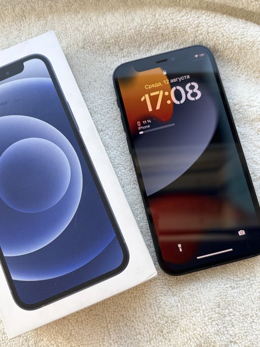 Продаётся Iphone 12 mini- черный, 64 гб