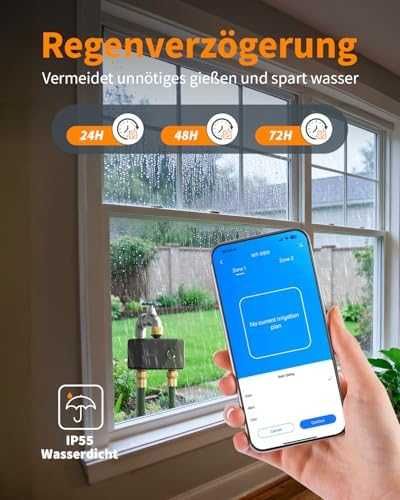 Diivoo WiFi таймер за поливане с 2 зони и Alexa