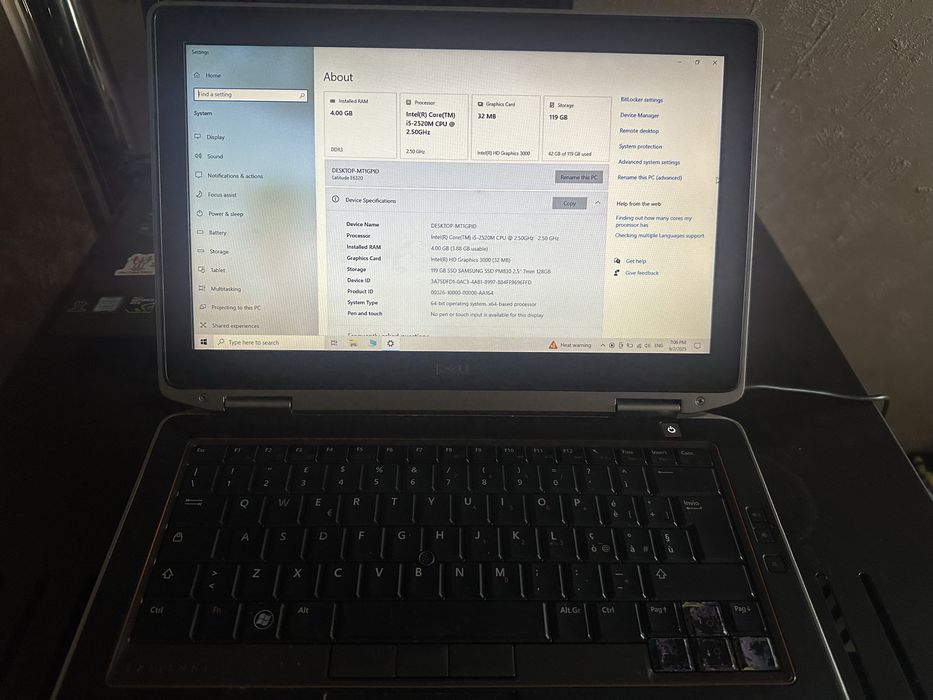 Лаптоп Dell Latitude E632