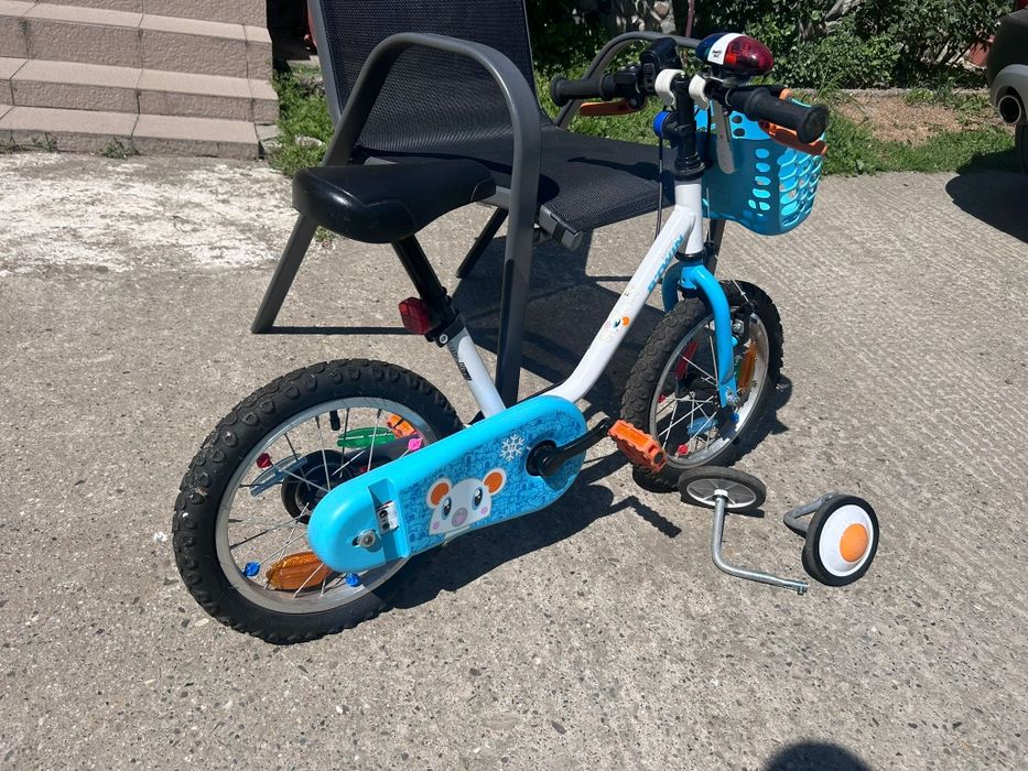 Bicicleta  copii cu roti ajutatoare 2-5 ani