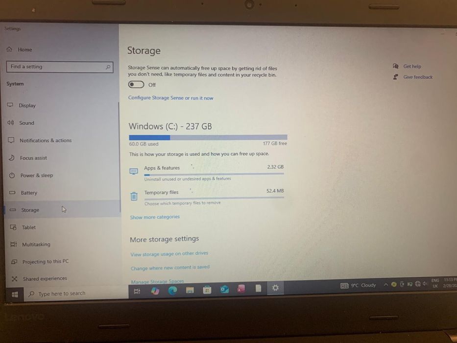 Laptop Lenovo ThinkPad L470, 256GB, CPU intel I5