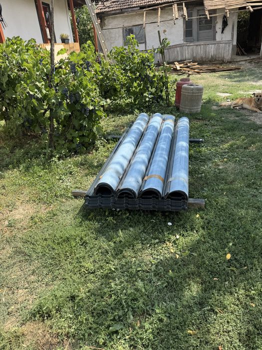 Tabla cutata colorata pentru gard si acoperis