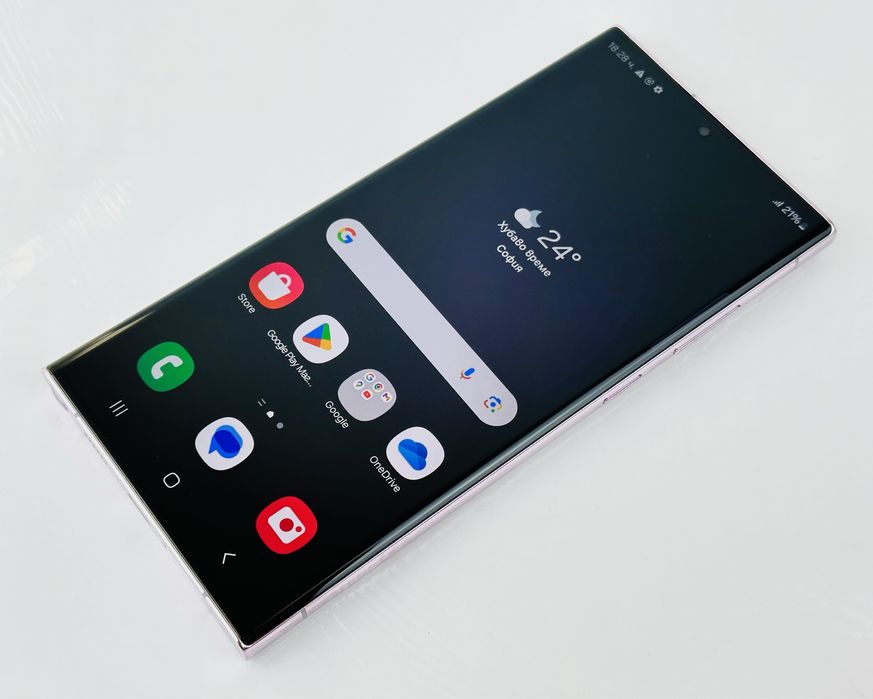 Samsung Galaxy S23 Ultra 5G 256GB Lavender Перфектен! Гаранция!