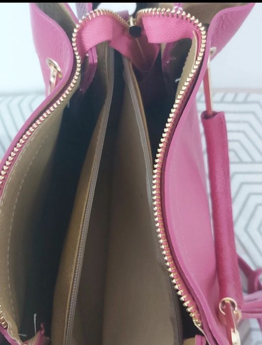 Geantă damă nouă din piele naturala Made in Italy