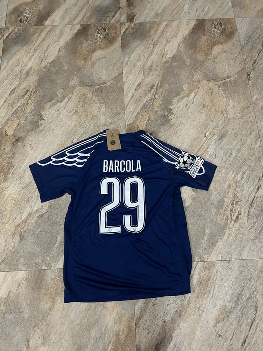 Tricou Psg UCL Barcola marcelo burlon 24/25 kit