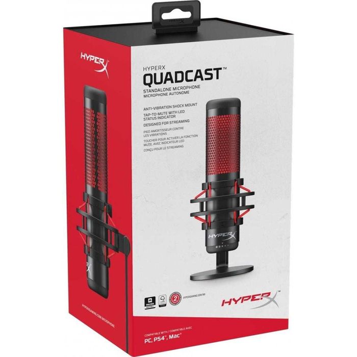 HyperX Quadcast - конденсаторный USB-микрофон рассрочка - кредит