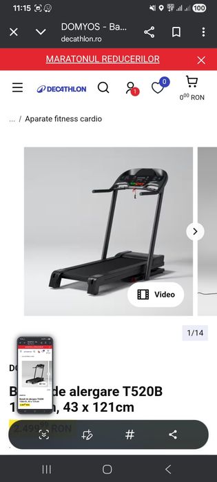 Banda alergare domyos