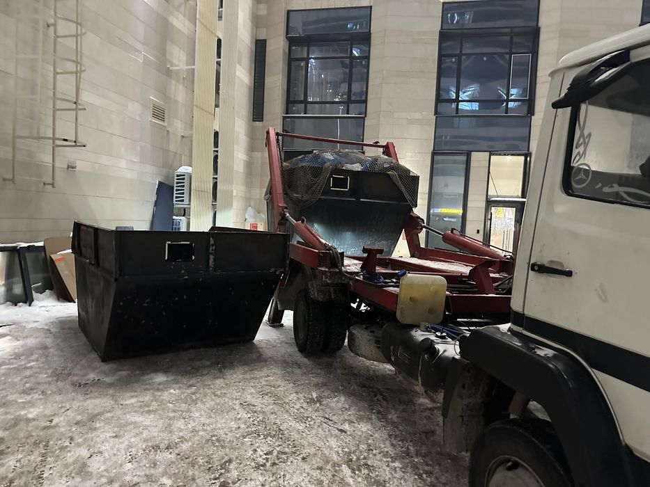 Вывоз мусора, ТБО, контейнер 8м3