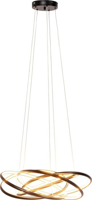 Kare Design Висяща LED лампа Полилей Saturn Black 72cm