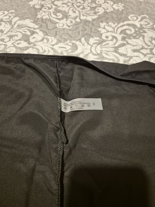 Pareo sarong eșarfă plaja cu șireturi nou negru măsură S-M