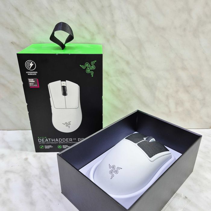 Mouse gaming Razer DeathAdder V3 Pro Alb Zeus Amanet Militari 36709