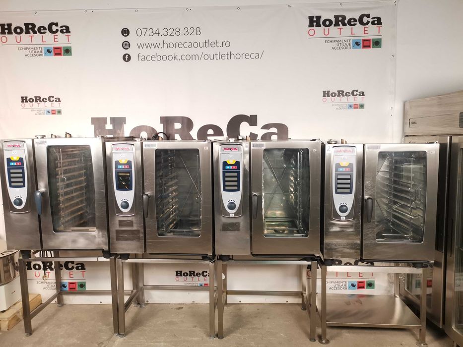 Rational SCC101G-Cuptor convectie/gastronomic 10 tavi, Convectomat gaz