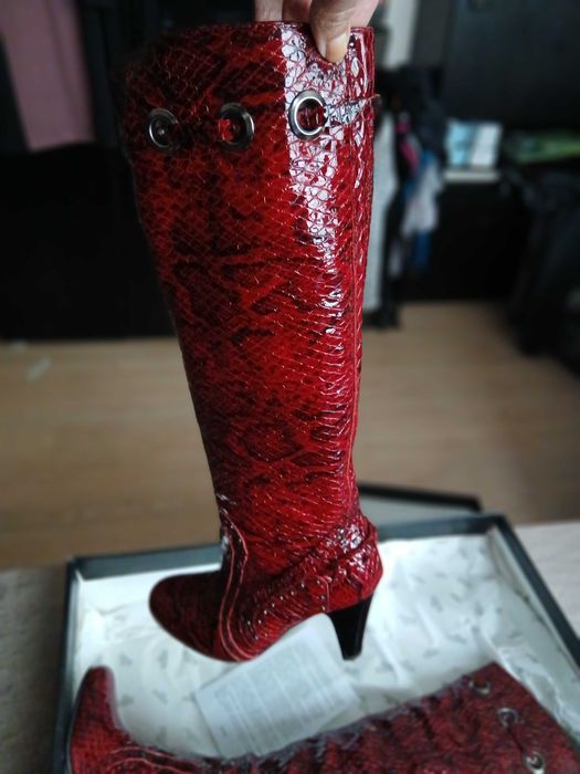 Дамски ботуши , естествена кожа, No 36 36