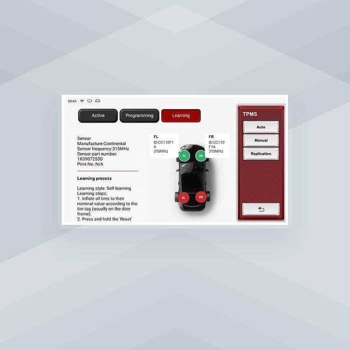 T-wand 900 (tpms900) уред за автодиагностика, български език, датчици