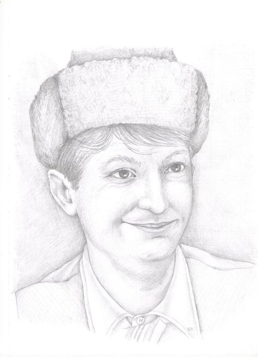 Портрет с фото, графика