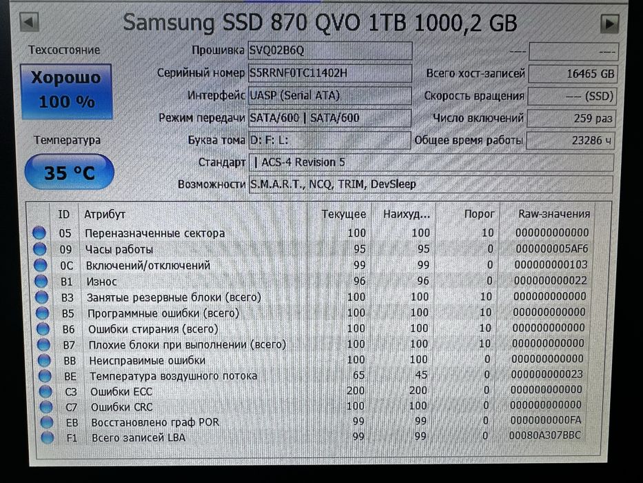 SSD Samsung 1 TB