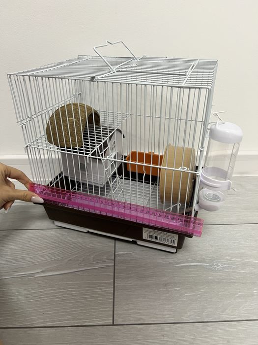 Cușcă pentru hamster sau șoarece cu accesorii