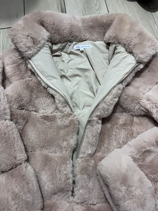 Дамско пухено палто