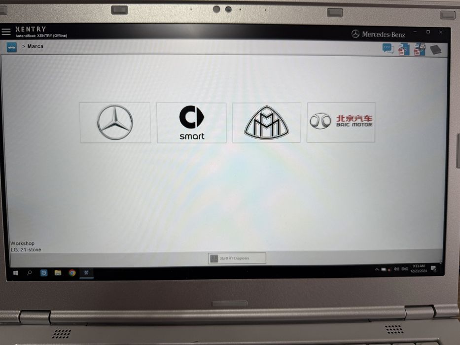 Tester/Diagnoza Xentry Mercedes-Benz Star C4+Laptop Lenovo cu softuri