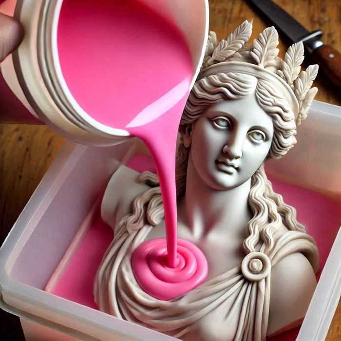 Silicon RTV-2 foarte elastic pentru matrițe ceara rasina sapun 5 kg