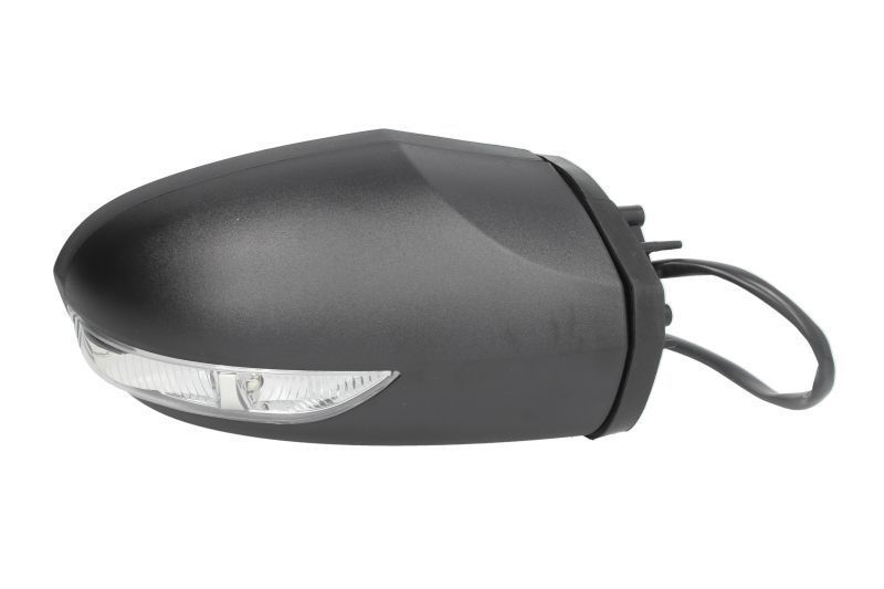 Oglinda usa exterioara Mercedes Clasa A (W169), 09.2004-05.2008; Clasa B (W245), 05.2005-2008, partea Dreapta, reglare electrica; grunduit; incalzit; sticla asferica; geam cromat; cu Lucas, Aftermarket