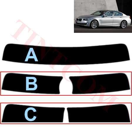 BMW 5 серия F10 (4 врати, седан, 10-16)-Фолио за затъмняване на стъкла