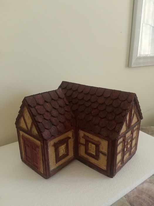 Средновековна английска селска къща. Ръчна изработка.