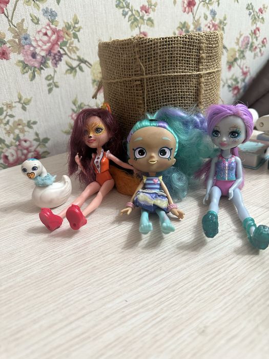 Куклы Enchantimals и Shopkins (3 шт.)