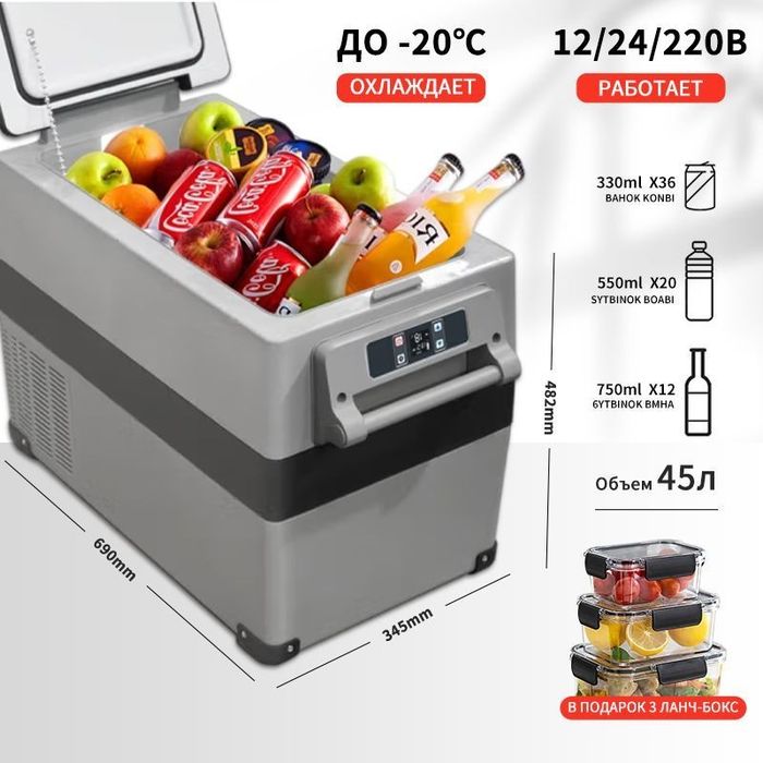 Автохолодильники Alpicool CF 55