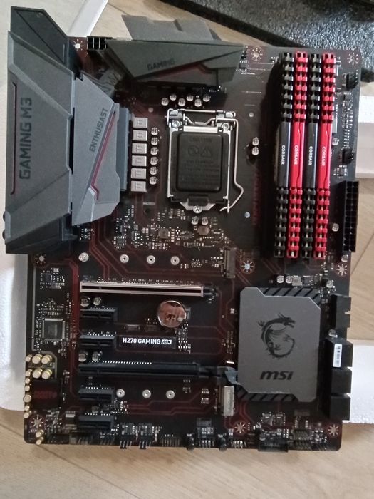 MSI H270 GAMING 3 +MSI 1060 3 GB+i5 6500 3.2 GHZ+RAM 32 GB