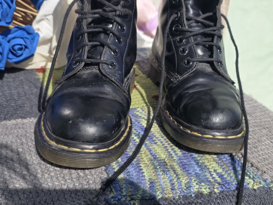 Dr Martens боти естествена кожа N39