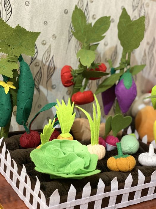 Игрушки из фетра. Огород