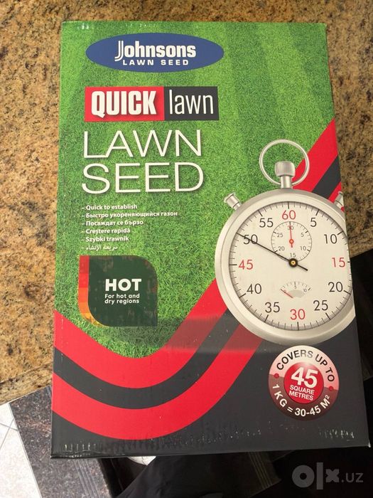 Семена газона Johnsons Quick Lawn (Дания/Великобритания) и другие..