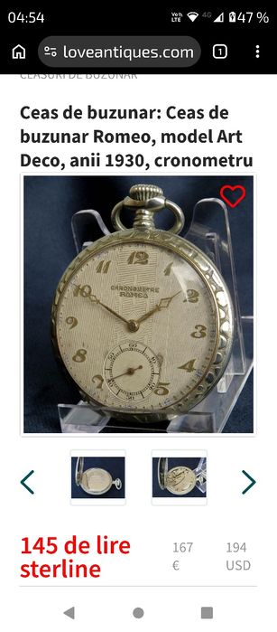 Ceas romeo chronometre