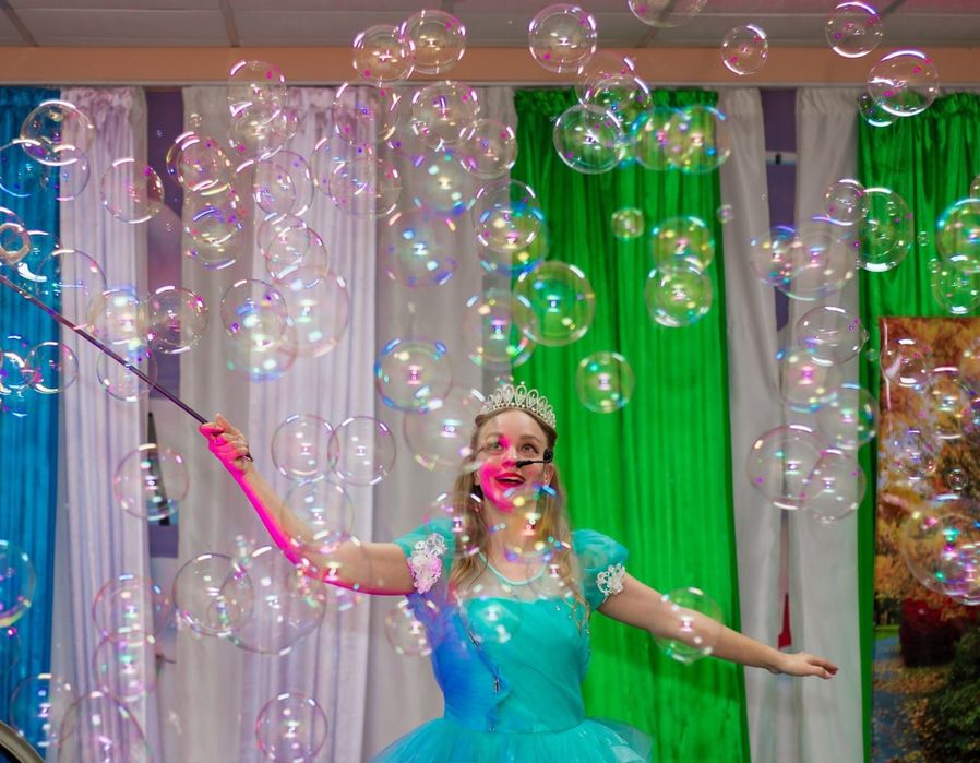 Шоу мыльных пузырей для самых маленьких