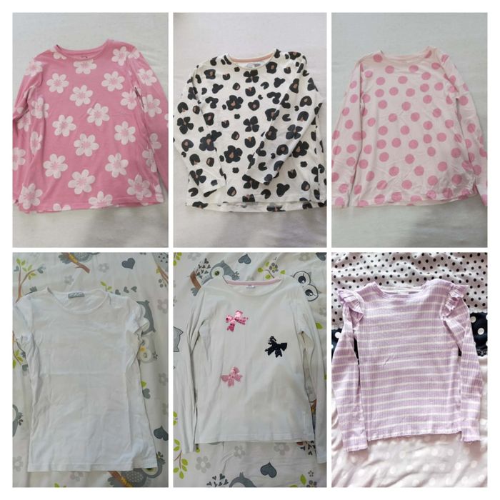 Lot bluzite tricou marime 134 de fetita
