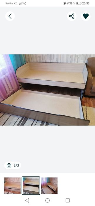 Двойная подростковая кровать