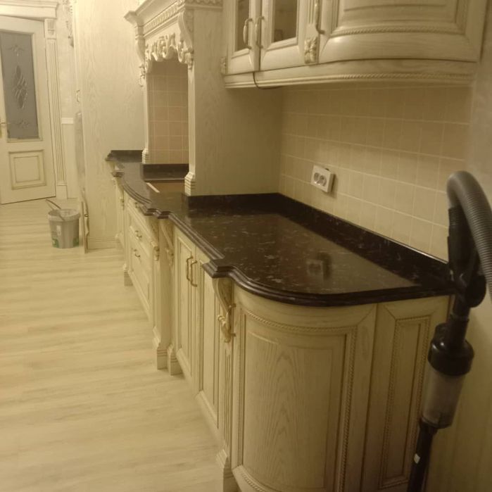 Кухонные Столешницы. Остров. Фартук Из Камня на заказ. Кварц. Мрамор