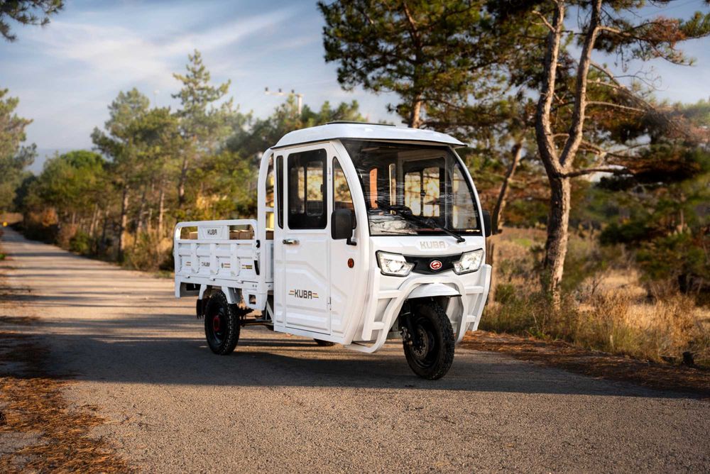 Triciclu Electric KUBA E-Kamyonet CU VOLAN - FARA PERMIS