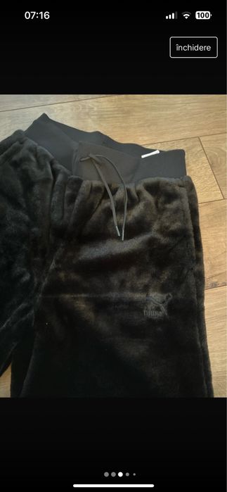 Pantaloni Puma Joggers Faux fur