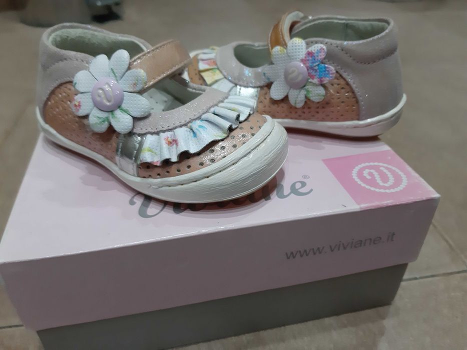 НОВИ! Ергономични Детски Обувки ЕСТЕСТВЕНА Кожа на NOTAS Гърция! №19