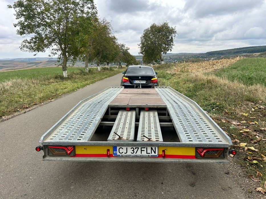 Platforma auto trailer remorca 5 metri 2700 kg