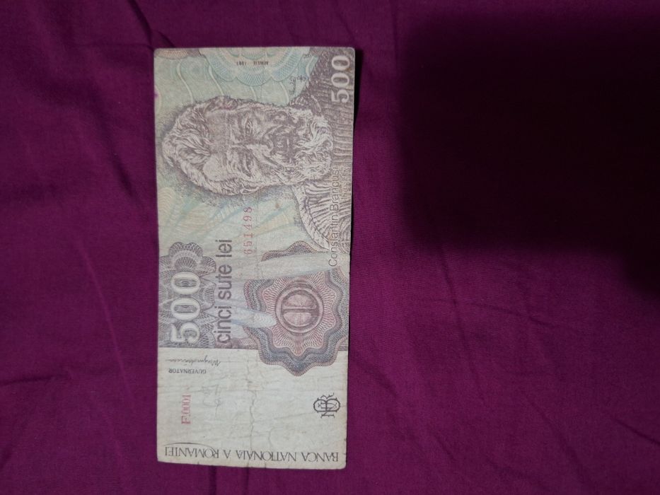 Bancnote vechi de colecție, serii F.0001 și G.0001