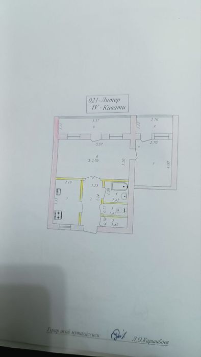 Uy sotiladi Olmaliq shahrida totuvlik 9dom 21 xonadon
