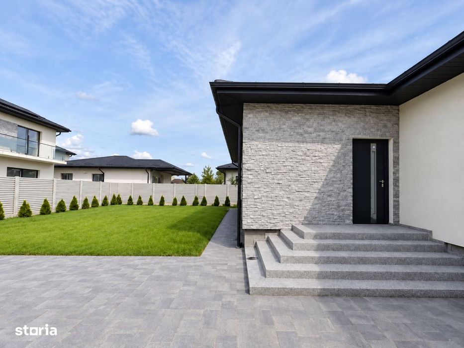 Imobiliare Domnesti Casa parter de vazare cu panouri fotovolt