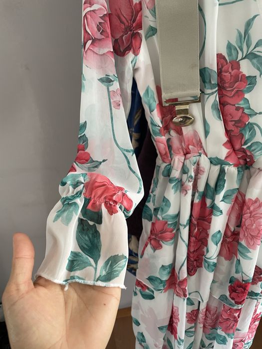 Шифон жаңа киілменен көйлек